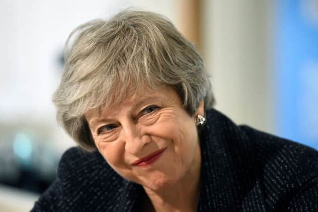 Prime Minister Theresa May vows to take the UK out of the EU on time. Picture: Clodagh Kilcoyne/PA Wire