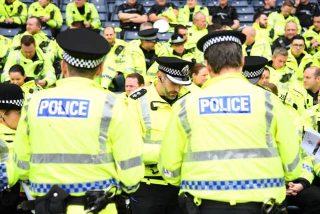 Police Scotland were criticised by football fans. Picture: Javier Garcia/REX/Shutterstock (8862265b)