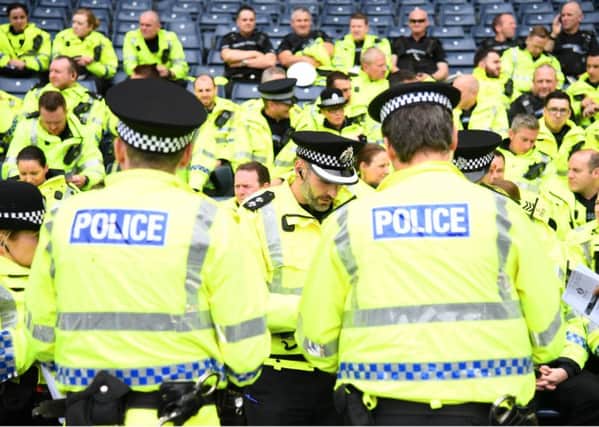 Police Scotland were criticised by football fans. Picture: Javier Garcia/REX/Shutterstock (8862265b)