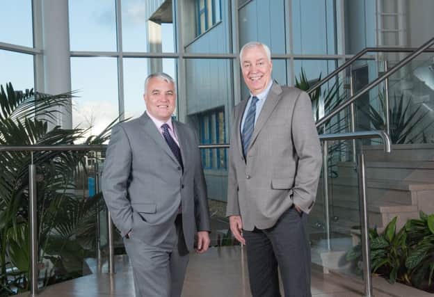 L to R: David Dobbins and Martyn Mulcahy have been appointed to the board of the biotech. Picture: Julie Howden