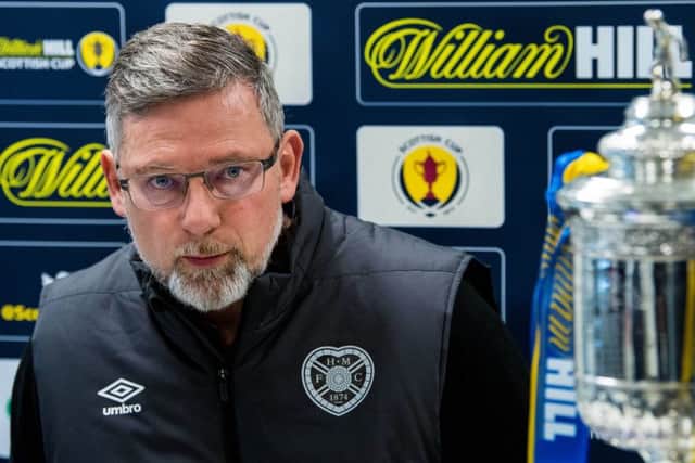 Hearts manager Craig Levein. Pic: SNS/Ross Parker