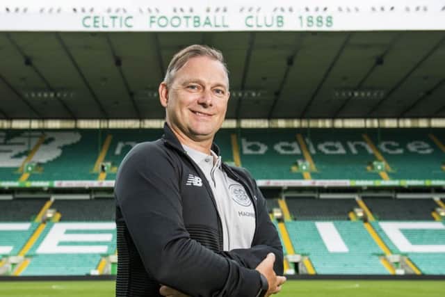 Eddie Wolecki Black, manager of Celtic women's team. Picture: SNS