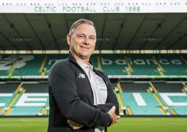 Eddie Wolecki Black, manager of Celtic women's team. Picture: SNS