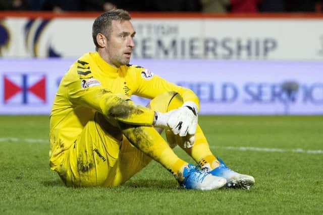 Allan McGregor pictured during the Ladbrokes Premiership win over Aberdeen at Pittodrie. Picture: SNS Group