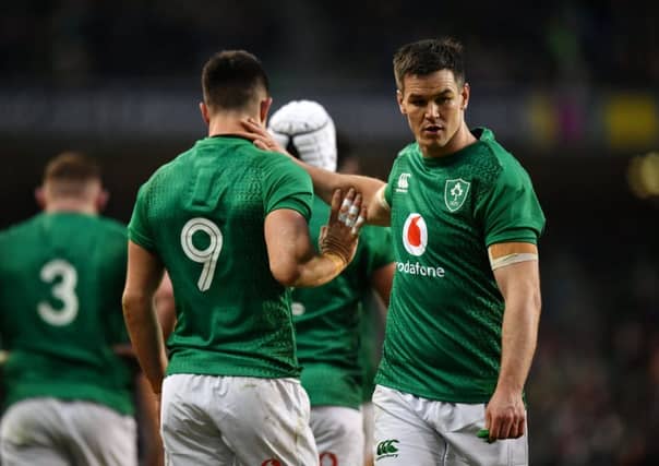 Scotland will hope they can put key Ireland duo Conor Murray and Johnny Sexton under pressure. Pictuer: Dan Mullan/Getty