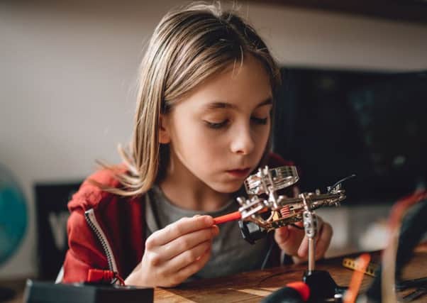 A campaign to encourage girls to study Stem subjects   science, technology, engineering and mathematics  has been launched with special clubs to be set up. Picture: Getty