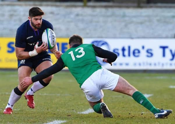 Currie's Robbie Nelson scored a try for the Scotland Club XV. Picture: SNS