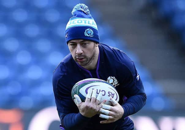 Scotland's scrum-half Greig Laidlaw. Picture: Andy Buchanan/AFP/Getty Images