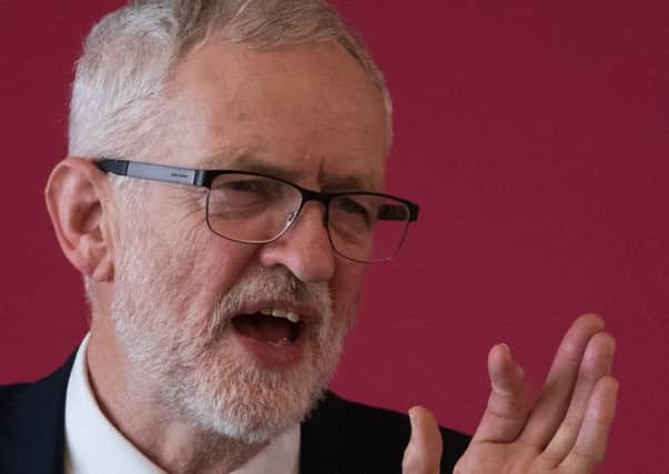 Jeremy Corbyn makes a speech in Coventry. His ambivalence over Brexit has appalled many within his party. Picture: Aaron Chown/PA
