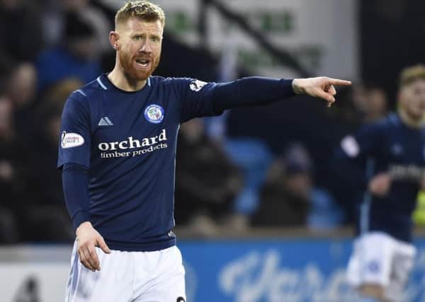 Adam Eckersley scored for Forfar. Pic: SNS/Rob Casey