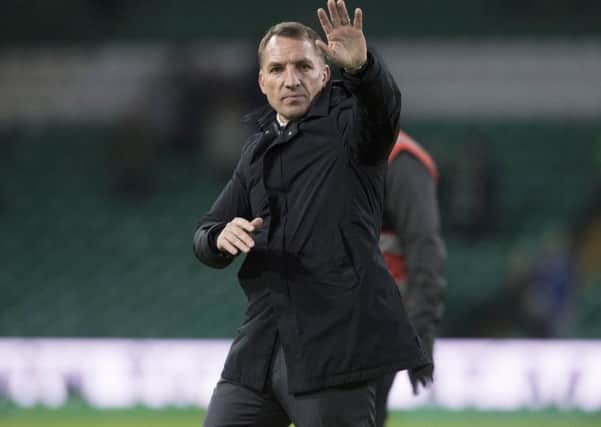 Celtic manager Brendan Rodgers. Pic: SNS/Craig Foy