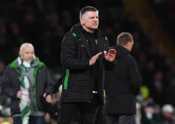 Hibernian caretaker manager Eddie May. Pic: SNS/Craig Foy