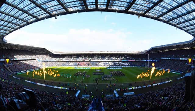 BT Murrayfield shortly before kick-off. Picture: SNS