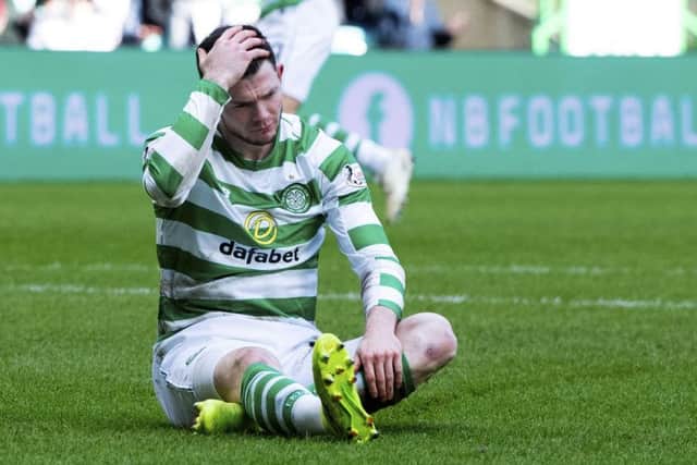 Oliver Burke suffered an injury during Celtic's 5-0 win over St Johnstone. Picture: SNS Group