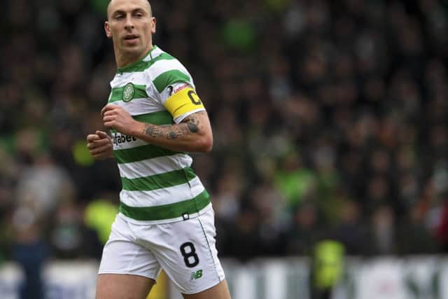 Celtic captain Scott Brown netted a stunning goal in the Hoops' 5-0 demolition of St Johnstone in the Scottish Cup. Picture: SNS Group