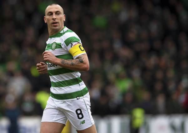 Celtic captain Scott Brown netted a stunning goal in the Hoops' 5-0 demolition of St Johnstone in the Scottish Cup. Picture: SNS Group