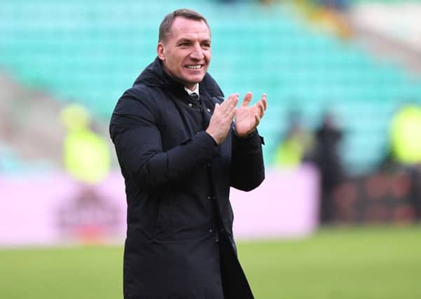 Brendan Rodgers has had great success in the domestic cups with Celtic. Picture: SNS/Craig Williamson