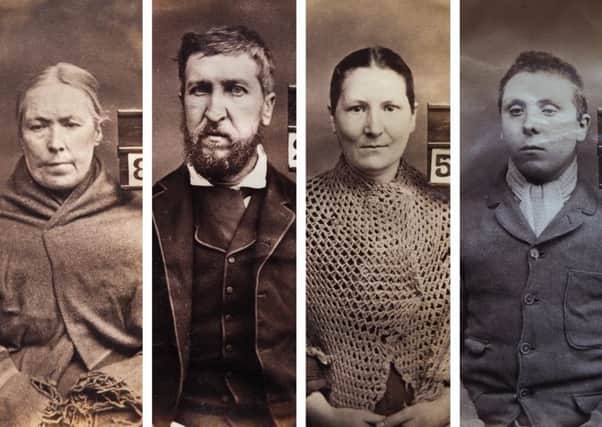 Thief Matilda Brown, fraudster James Fleming, repeat offender Catherine O'Hara and housebreaker Luke Gillon all feature in the exhibition of 18th Century prison mugshots. PIC: Aberdeen City and Shire Archives.