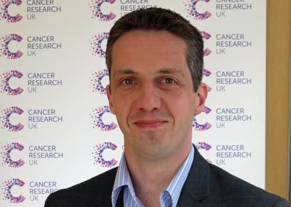 Gregor McNie, Cancer Research UKs head of external relations in Scotland, said that the decision will be disappointing news for patients in Scotland. Picture: PA