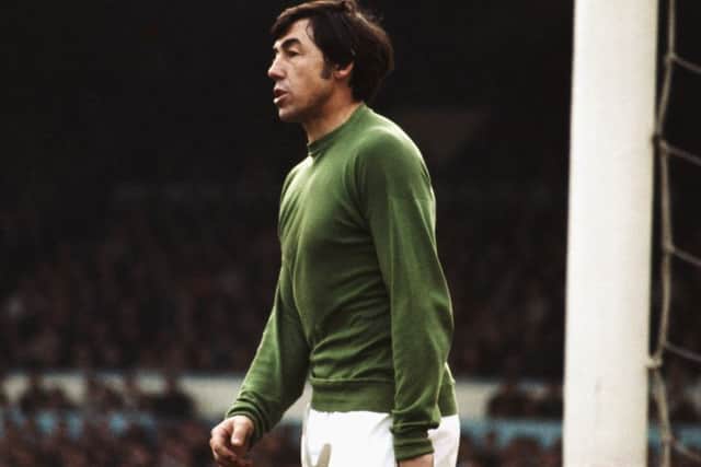 Gordon Banks looks on during a Stoke City game during the 1967/68 season. Picture: Don Morley/Allsport/Getty Images