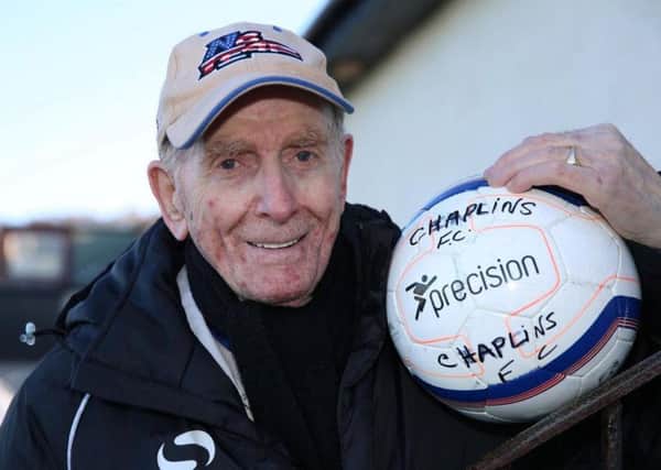 Larry Barilli, 83, from Greenock, has been involved in amateur football management since he was 18 years old