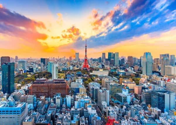 Tokyo skyline, a city that pulses with life