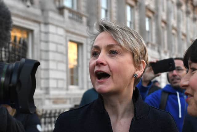 The group includes Labour MP Yvette Cooper (pictured) and Conservative former ministers Sir Oliver Letwin and Nicholas Boles. Picture: Getty