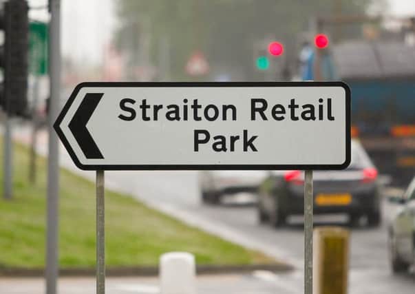 A strong smell of cannabis was found to be emanating from a vehicle at Straiton Retail Park.