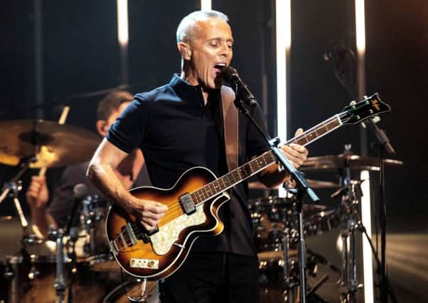 Tears for Fears' Kurt Smith was less flashy than Roland Orzabal but both were the picture of stars with a healthy near 40 year success rate. Picture: Dan Reid/REX/Shutterstock