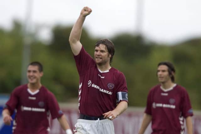 Hearts 1-0 win over Inverness in September 2005 made it eight consecutive wins. Picture: SNS