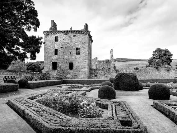 Edzell Castle in Angus is one of many historic sites across the country reputed to host supernatural spirits.