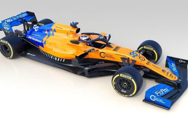 The McLaren MCL34, unveiled at the teams Woking base. Picture: MacLaren/PA