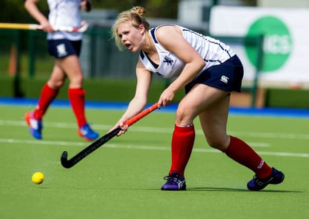 Kerry-Ann Hastings in action for Scotland. Pic: SNS/Craig Watson