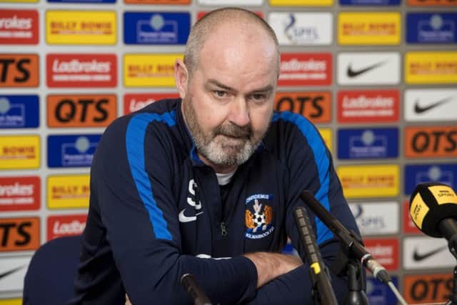 Kilmarnock manager Steve Clarke. Pic: SNS/Bill Murray