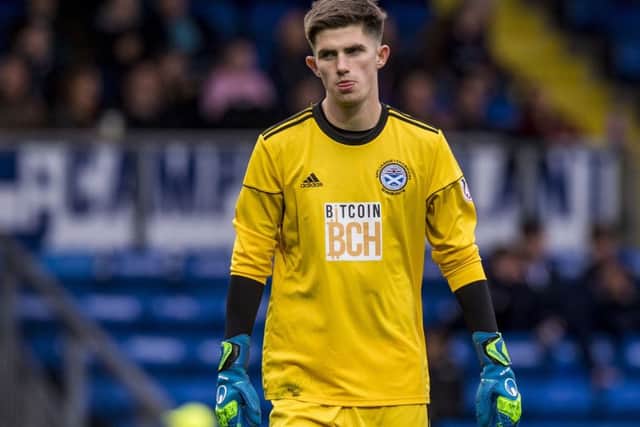 Ayr United goalkeeper Ross Doohan kept a clean sheet. Pic: SNS/Ross Macdonald