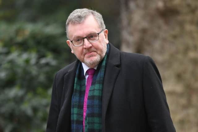 Scottish Secretary David Mundell was speaking at Holyrood today