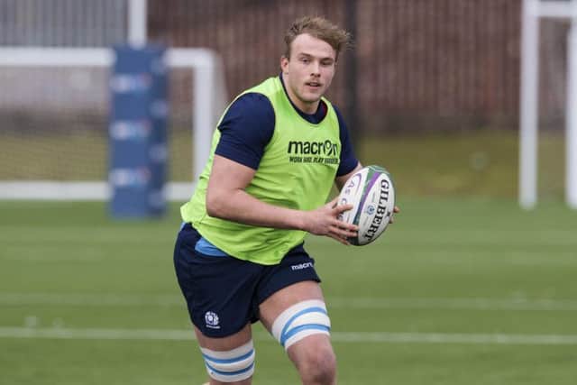 Scotland's Jonny Gray is confident ahead of this weekend's visit to Paris. Picture: SRU/SNS Group Paul Devlin