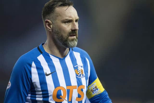 Kris Boyd has hit out at the Celtic fan who threw a coin at him. Picture: SNS Group