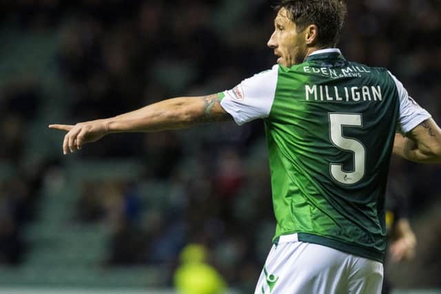 Mark Milligan has expressed his relief at the 'unrest' at Easter Road being brought to an end. Picture: SNS Group
