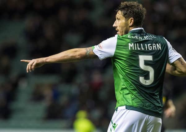Mark Milligan has expressed his relief at the 'unrest' at Easter Road being brought to an end. Picture: SNS Group