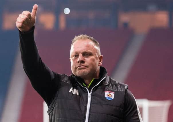 Connah's Quay boss Andy Morrison was in a forthright mood after the semi-final win over Edinburgh City. Picture: SNS Group