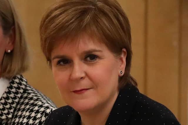 First Minister of Scotland Nicola Sturgeon. (Photo by Andrew Milligan / POOL / AFP)