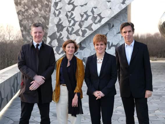 Nicola Sturgeon announced the appearance of Orchestre de Paris at the Edinburgh International Festival during a visit to France to promote links with Scotland.