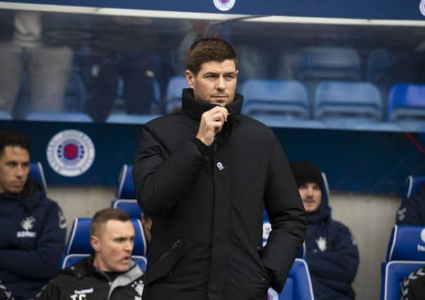 Rangers manager Steven Gerrard. Picture: SNS/Alan Harvey