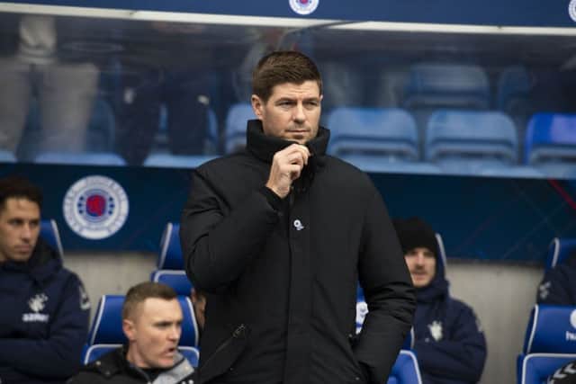Rangers manager Steven Gerrard. Picture: SNS/Alan Harvey