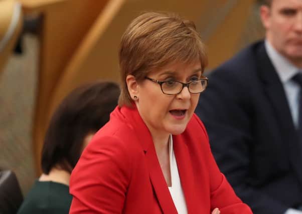Nicola Sturgeon said women's equality was 'in everyone's interests'