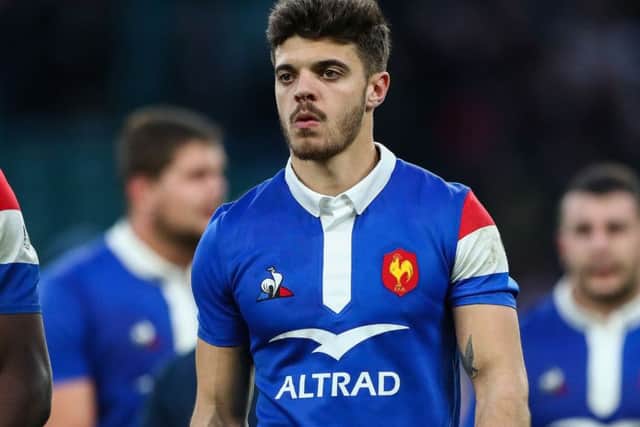France's Romain Ntamack after France's 44-8 defeat by England. Picture: James Crombie/INPHO/REX/Shutterstock