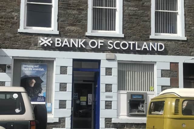 The group has been restructuring its Bank of Scotland network which has seen several branches closed. Picture: Louise Kerr