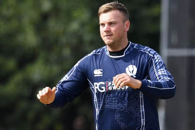 Mark Watt provided some lower-order impetus as Scotland fell to a 93-run defeat in Muscat. File picture: SNS Group