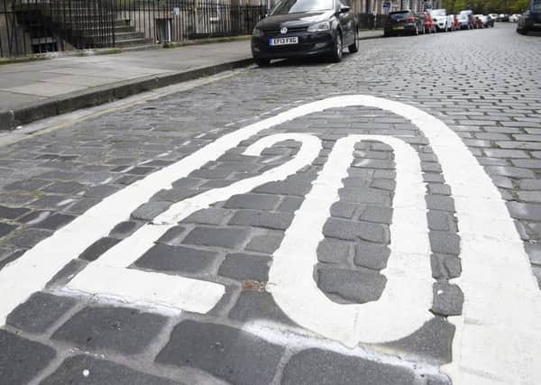 Most streets in Edinburgh now have a 20mph limit. Picture: Greg Macvean